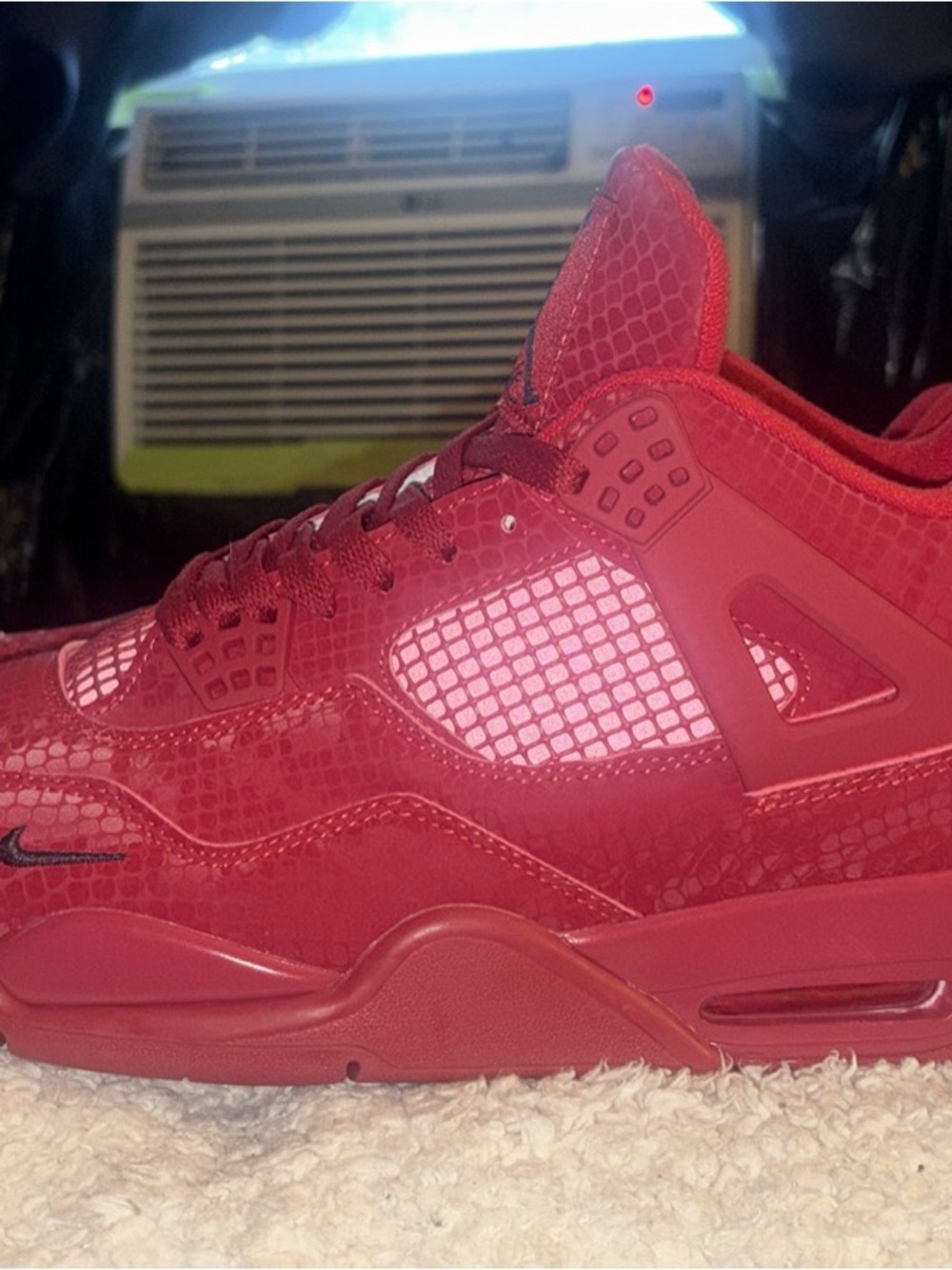 Jordan 4 Nigel Sylvester Red size 12